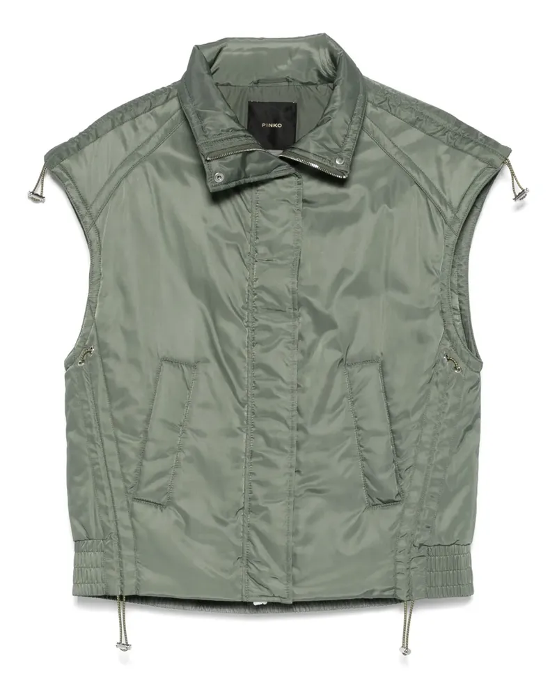 Pinko sleeveless zip-front gilet - Grün Grün