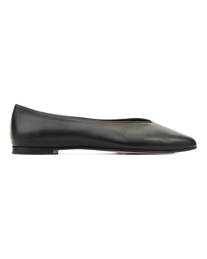 Lottusse Bella Pumps mit mandelförmiger Spitze - Schwarz Schwarz