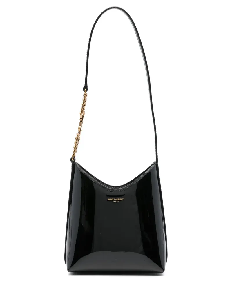 Saint Laurent Mini Rendez-Vous Schultertasche - Schwarz Schwarz