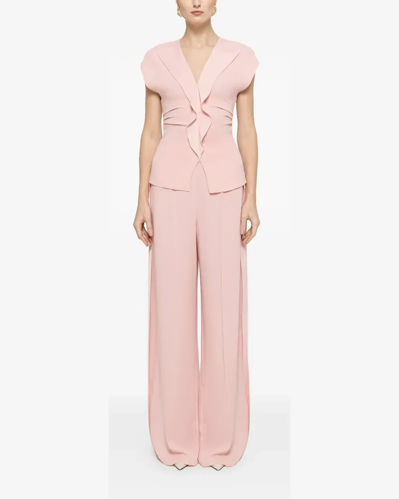 NISSA Weite High-Waist-Hose - Rosa Rosa