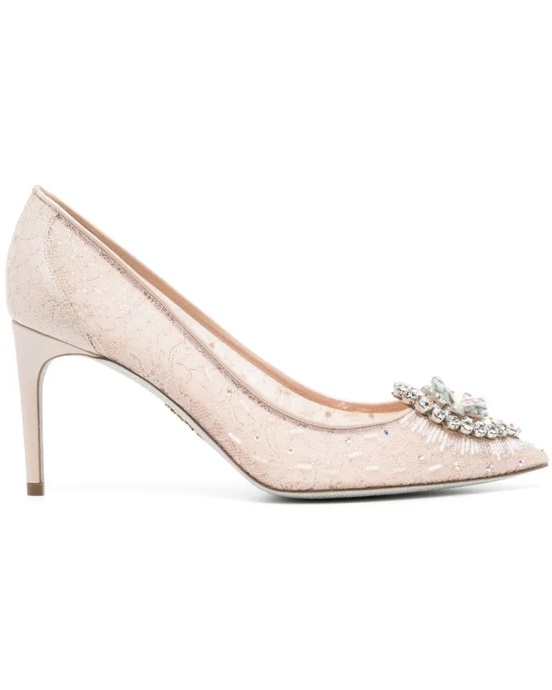 René Caovilla Cinderella Pumps 65mm Rosa