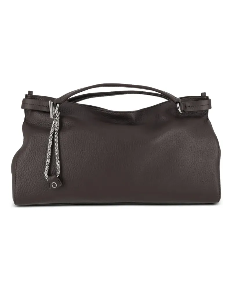 Orciani Midi Virgo Soft Tote Bag - Braun Braun