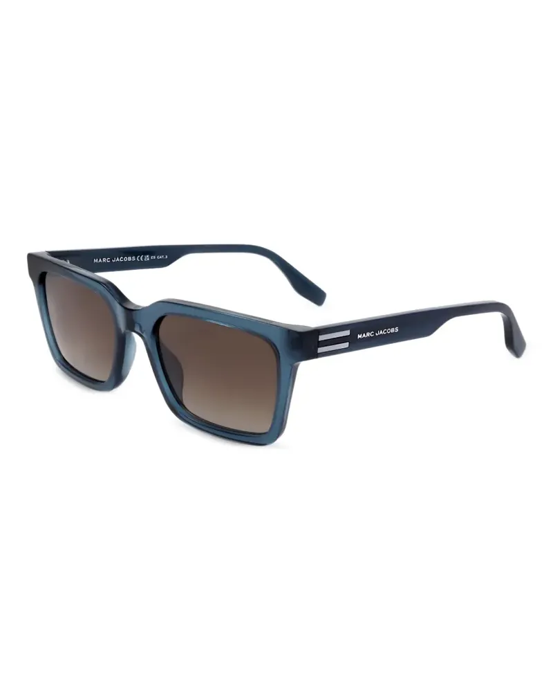 Marc Jacobs Sonnenbrille mit eckigem Gestell - Blau Blau