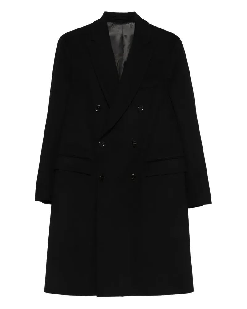 LARDINI Doppelreihiger Mantel - Schwarz Schwarz
