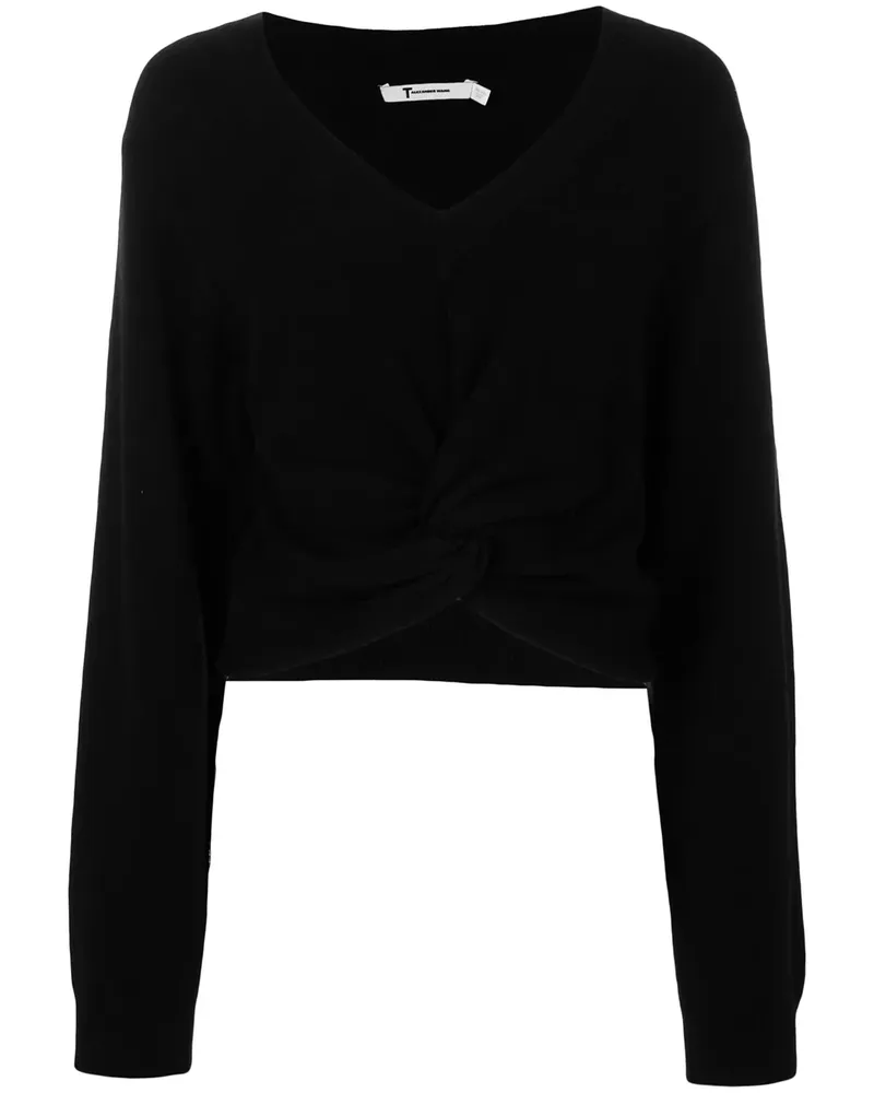 Alexander Wang Sweatshirt mit Knotendetail - Schwarz Schwarz
