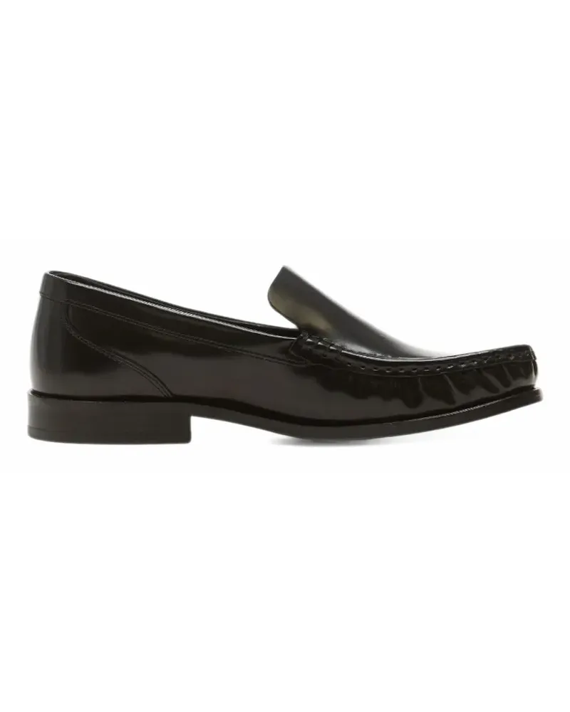 A.P.C. moccasins in vegetable-tanned leather - Schwarz Schwarz