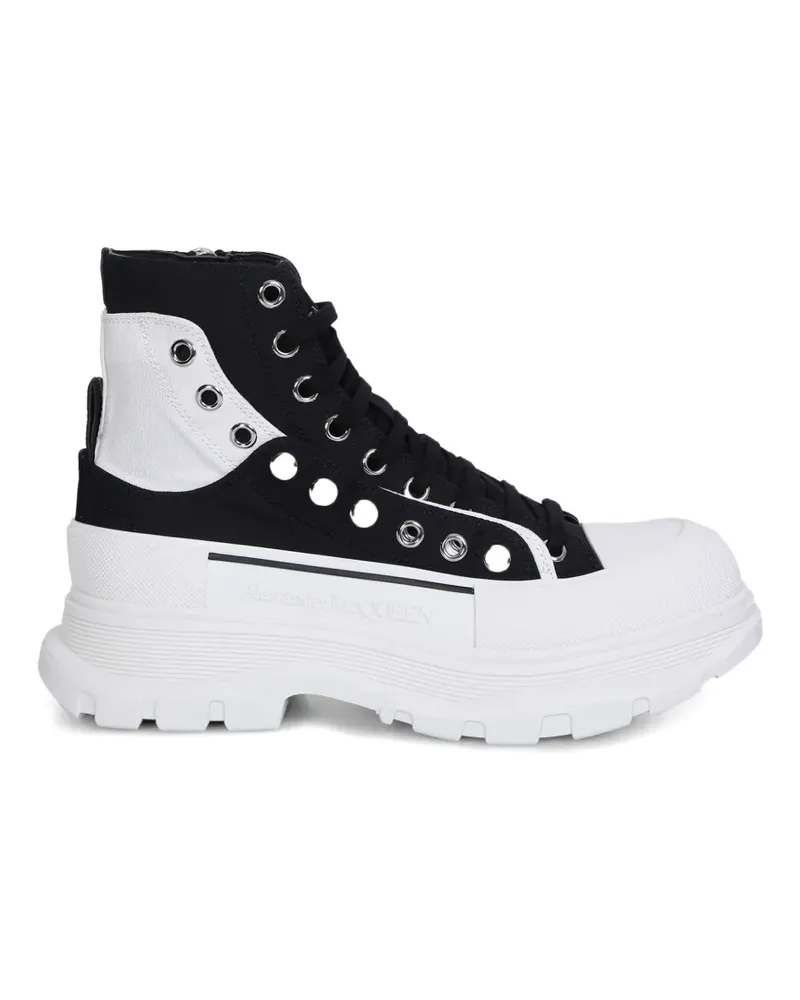 Alexander McQueen Tread Slick Schnürstiefel - Schwarz Schwarz