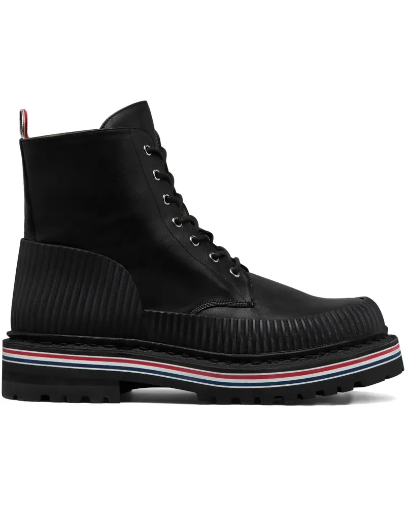 Thom Browne Hiking Schnürstiefel - Schwarz Schwarz