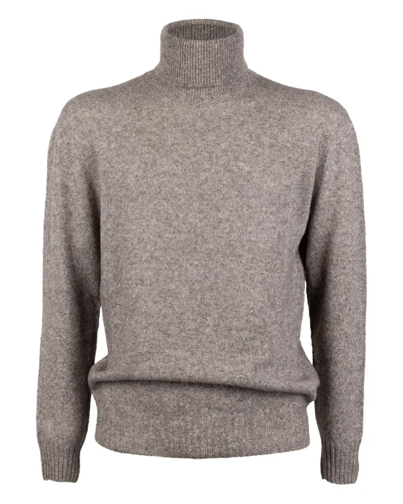 Altea Strickoberteil mit Rollkragen - Braun Braun