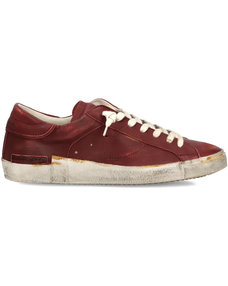 Philippe Model Prsx Sneakers im Used-Look - Rot Rot