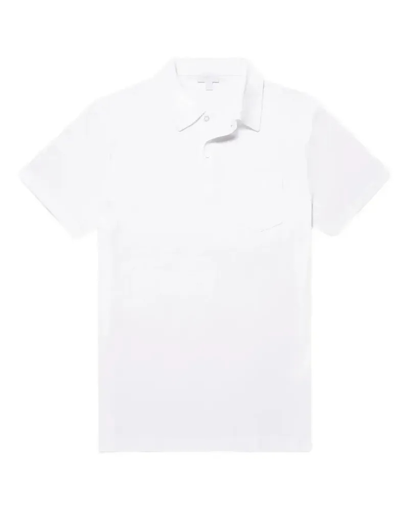 Sunspel Riviera Sea Island polo shirt - Weiß Weiß