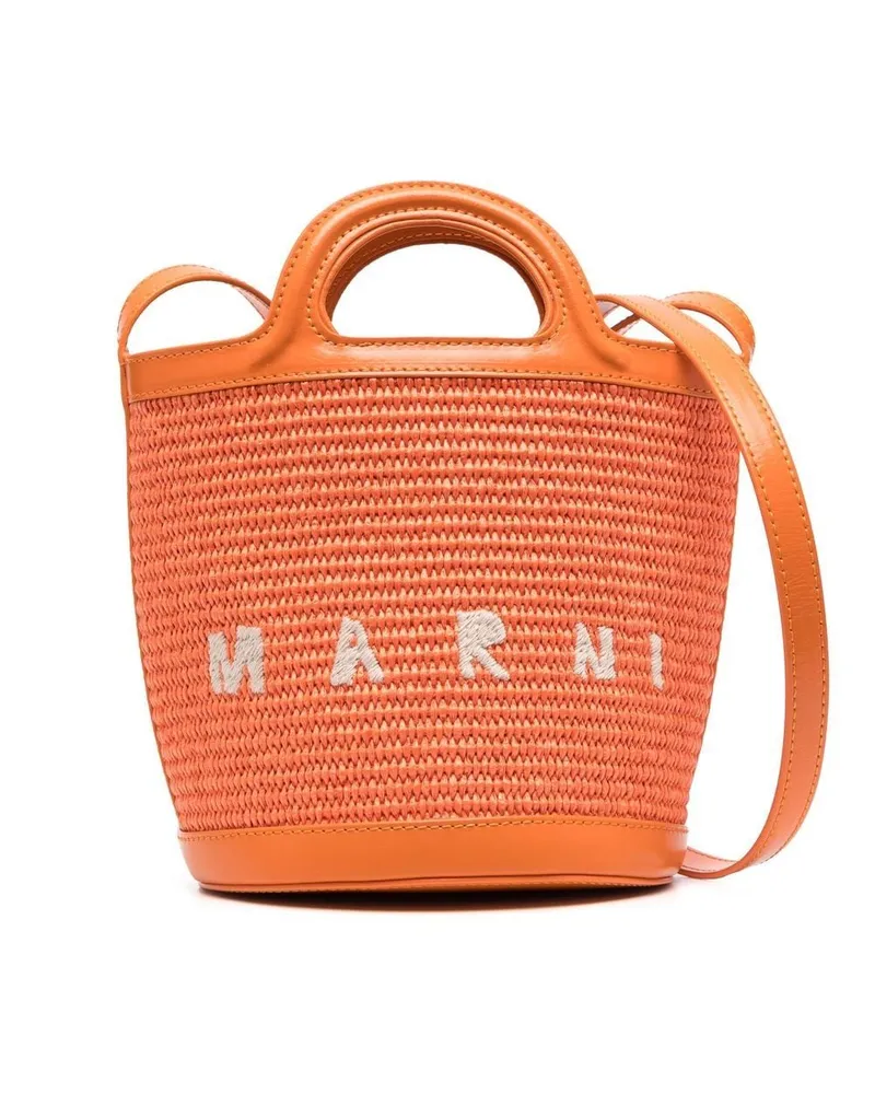 Marni Mini Secchiello Beuteltasche - Orange Orange