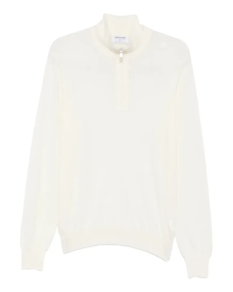 Gran Sasso Pullover mit Reißverschluss - Nude Nude