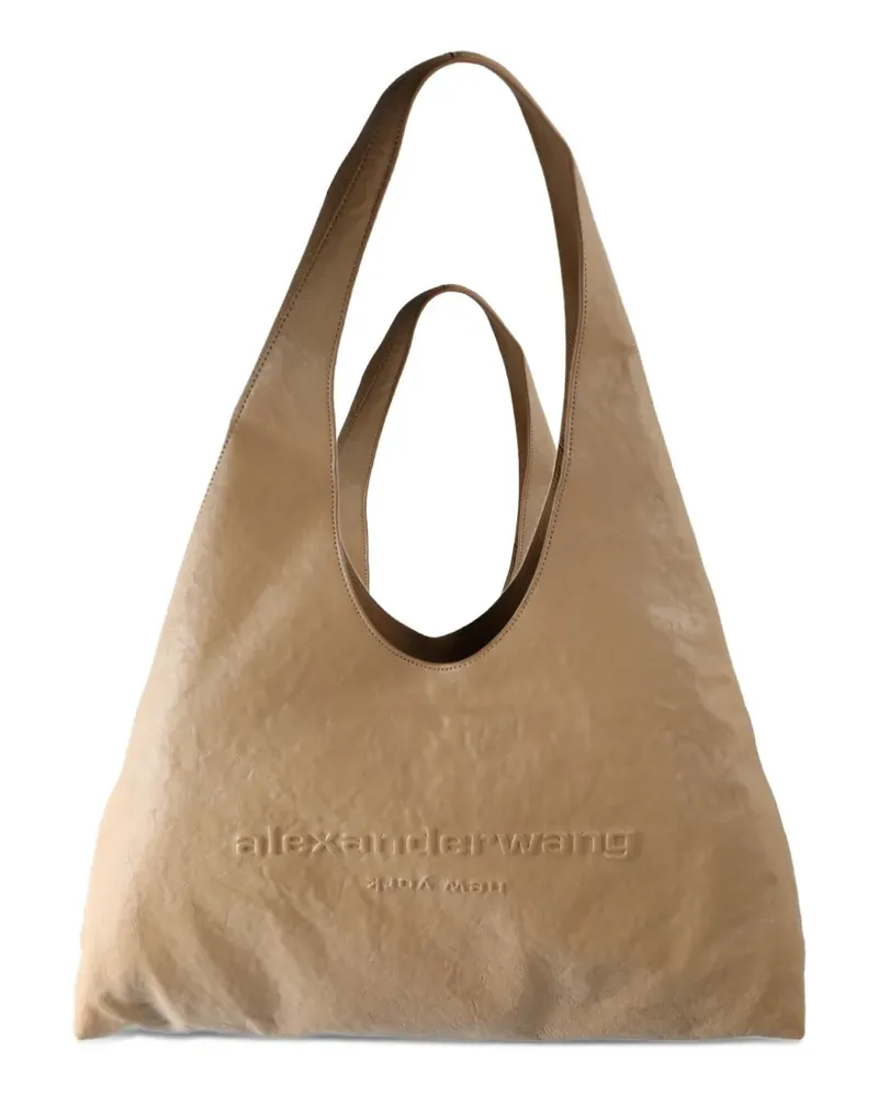 Alexander Wang embossed-logo tote bag - Braun Braun