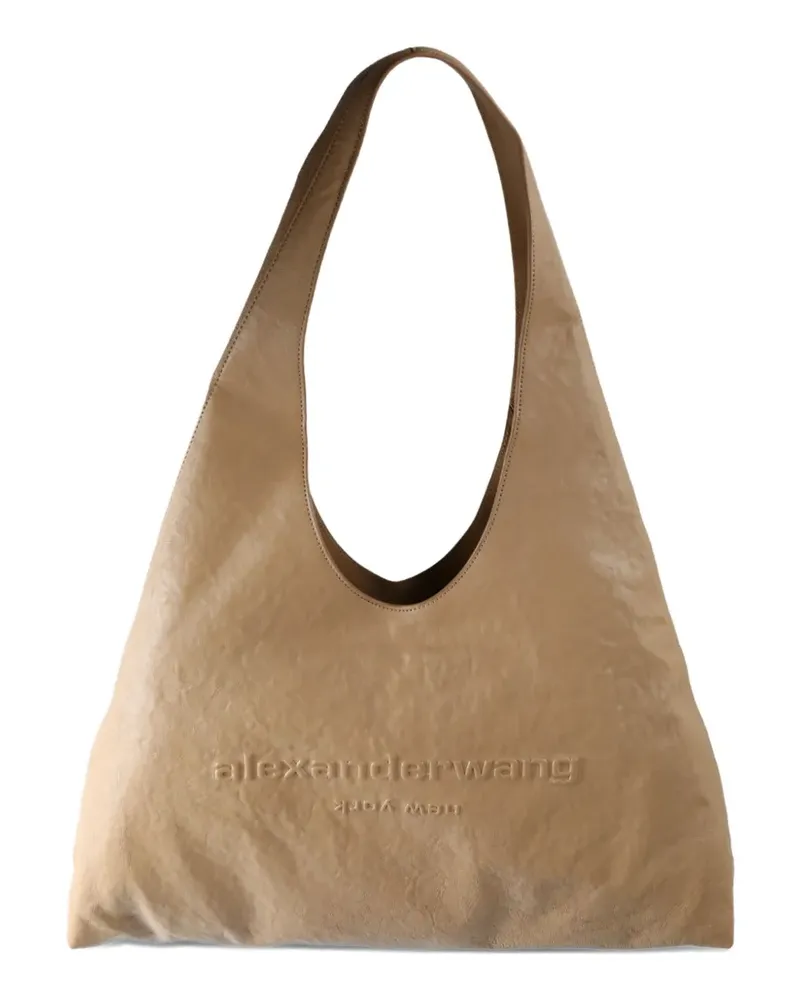 Alexander Wang embossed-logo tote bag - Braun Braun