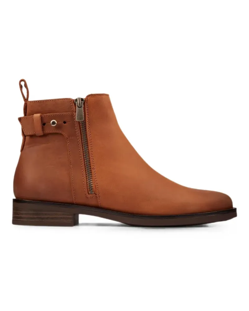 Clarks Memi Lo Stiefeletten mit Schnalle - Braun Braun