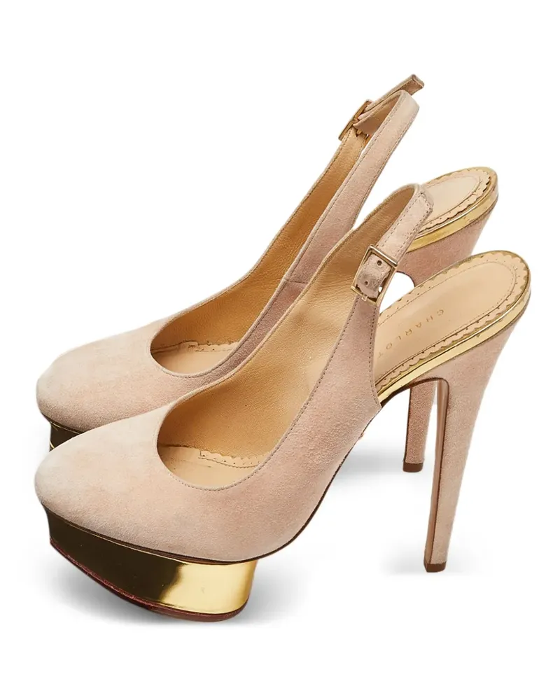 Charlotte Olympia Dolly Plateau-Pumps - Nude Nude