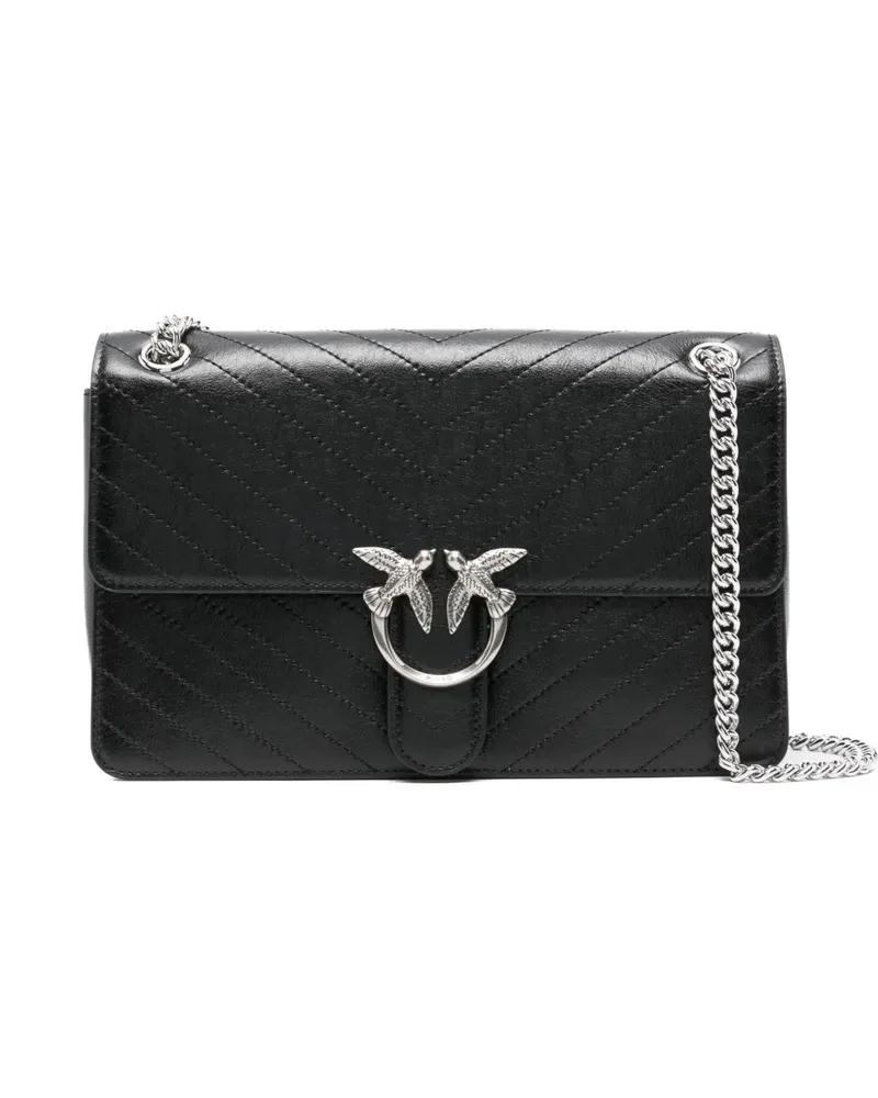 Pinko Love One Light Umhängetasche - Schwarz Schwarz