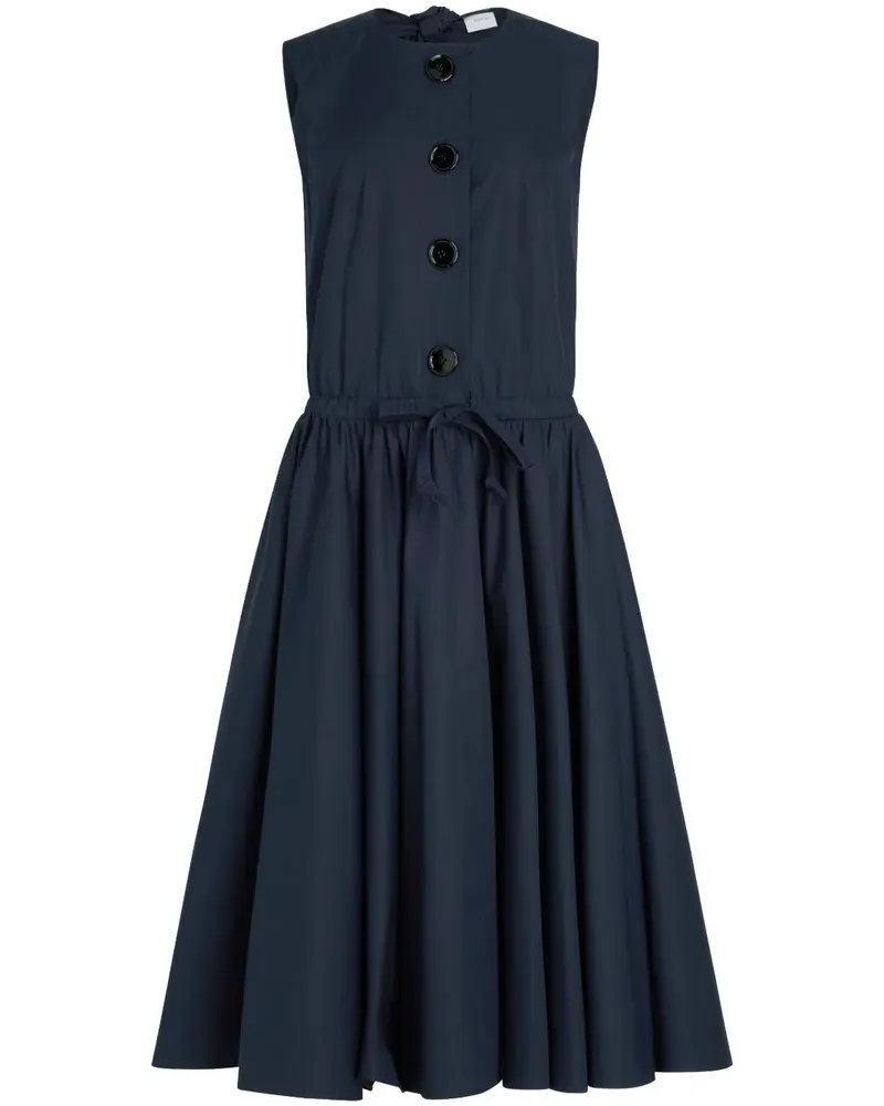 Patou Midikleid mit Knopfleiste - Blau Blau
