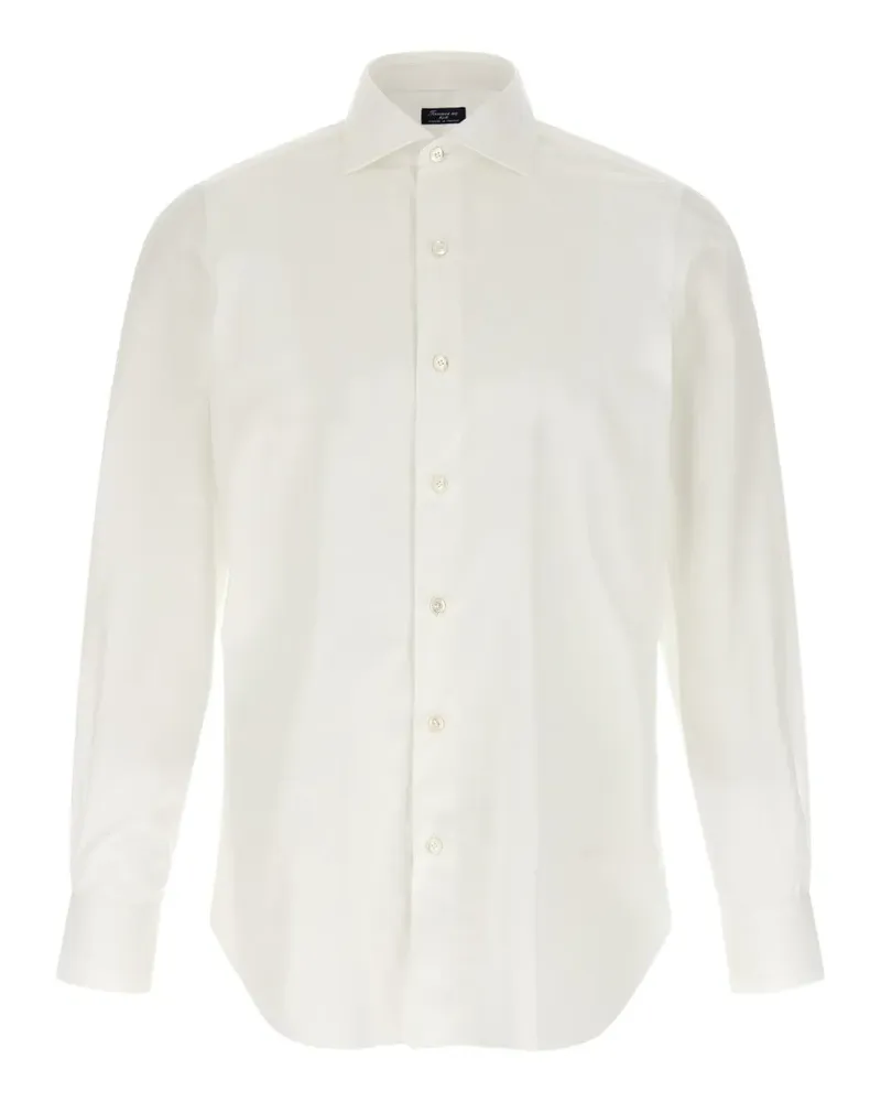Finamore 1925 Hemd mit Perlmuttknöpfen - Weiß Weiß