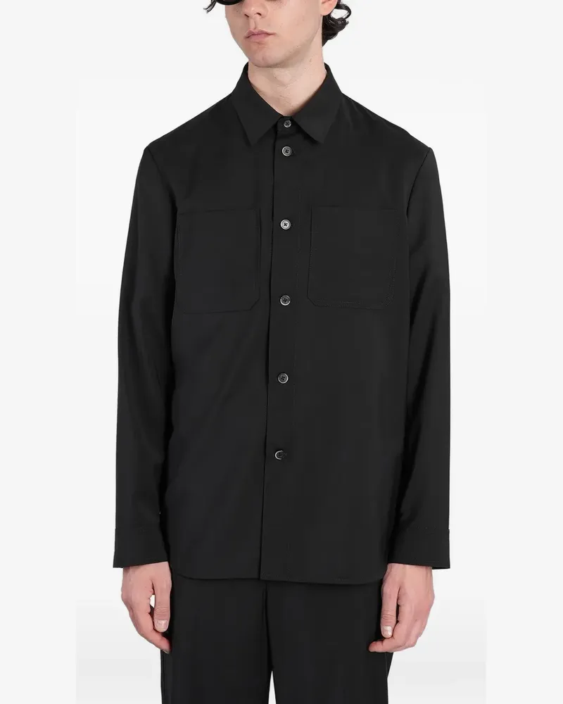 BARENA Fuselo Jacke mit aufgesetzter Tasche - Schwarz Schwarz
