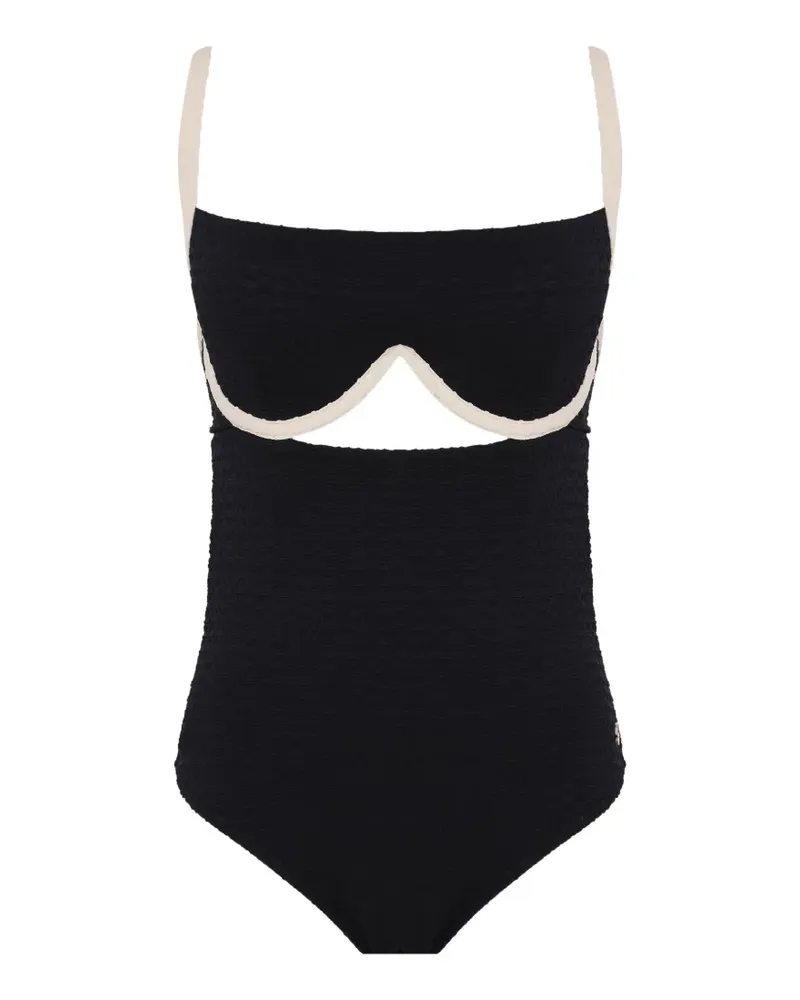 BRIGITTE cut-out swimsuit - Schwarz Schwarz