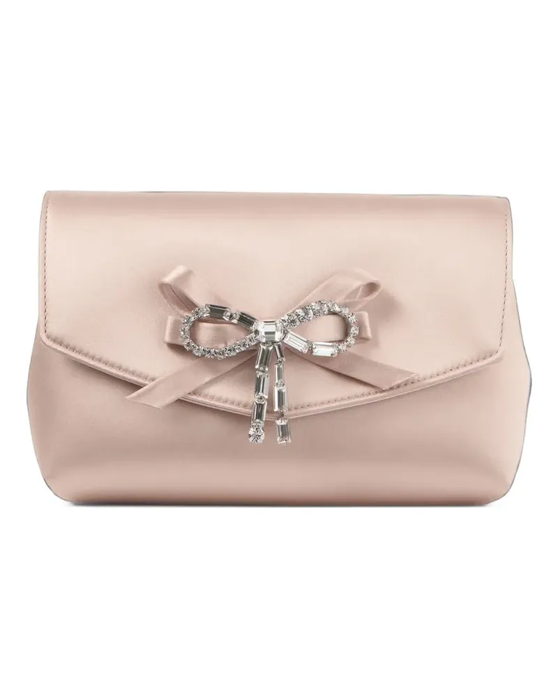 Jimmy Choo Soft Bow Mini-Tasche - Nude Nude
