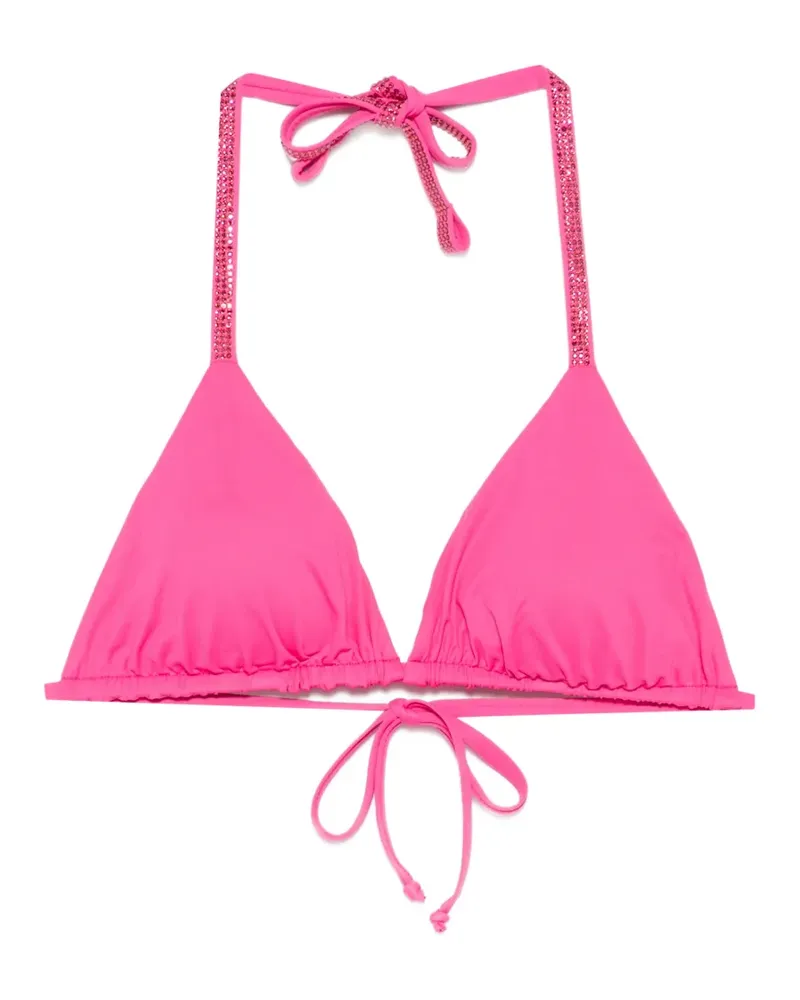 FISICO-Cristina Ferrari Verziertes Triangel-Bikinioberteil - Rosa Rosa