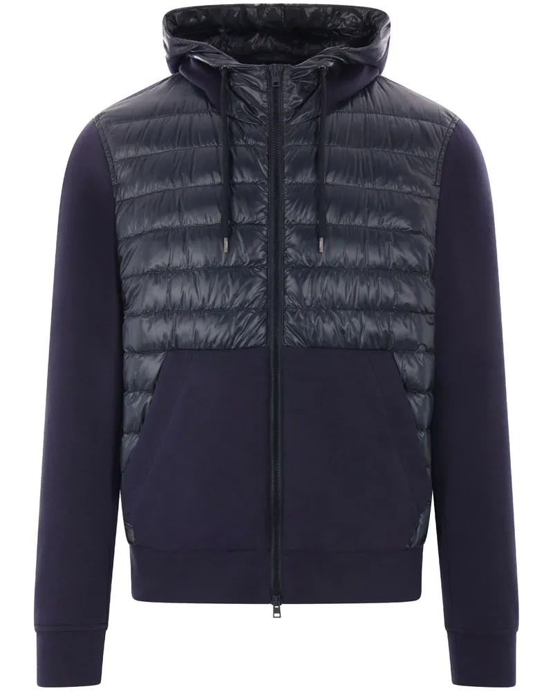 Herno Kapuzenjacke aus Jersey - Blau Blau