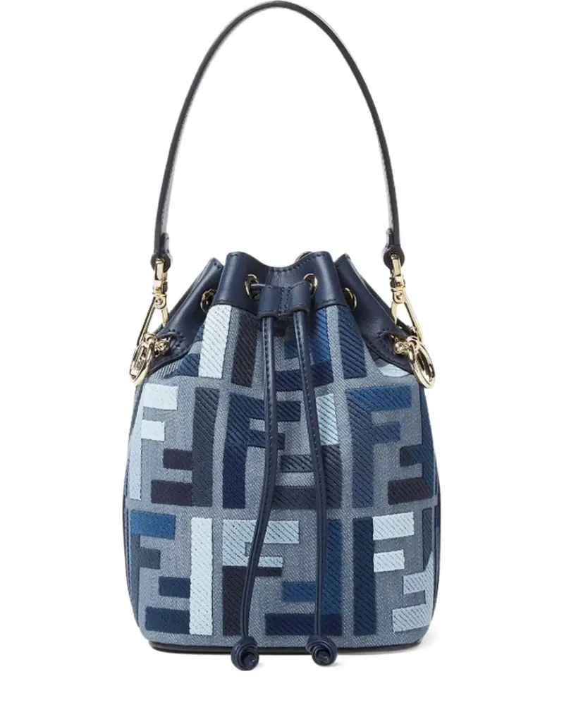 Fendi Mini Mon Tresor Beuteltasche - Blau Blau