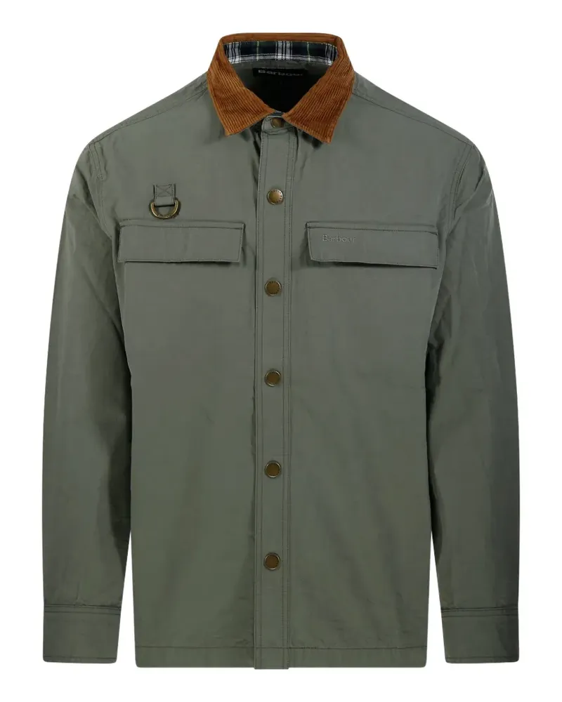 Barbour Hemd mit Cordkragen - Grün Grün