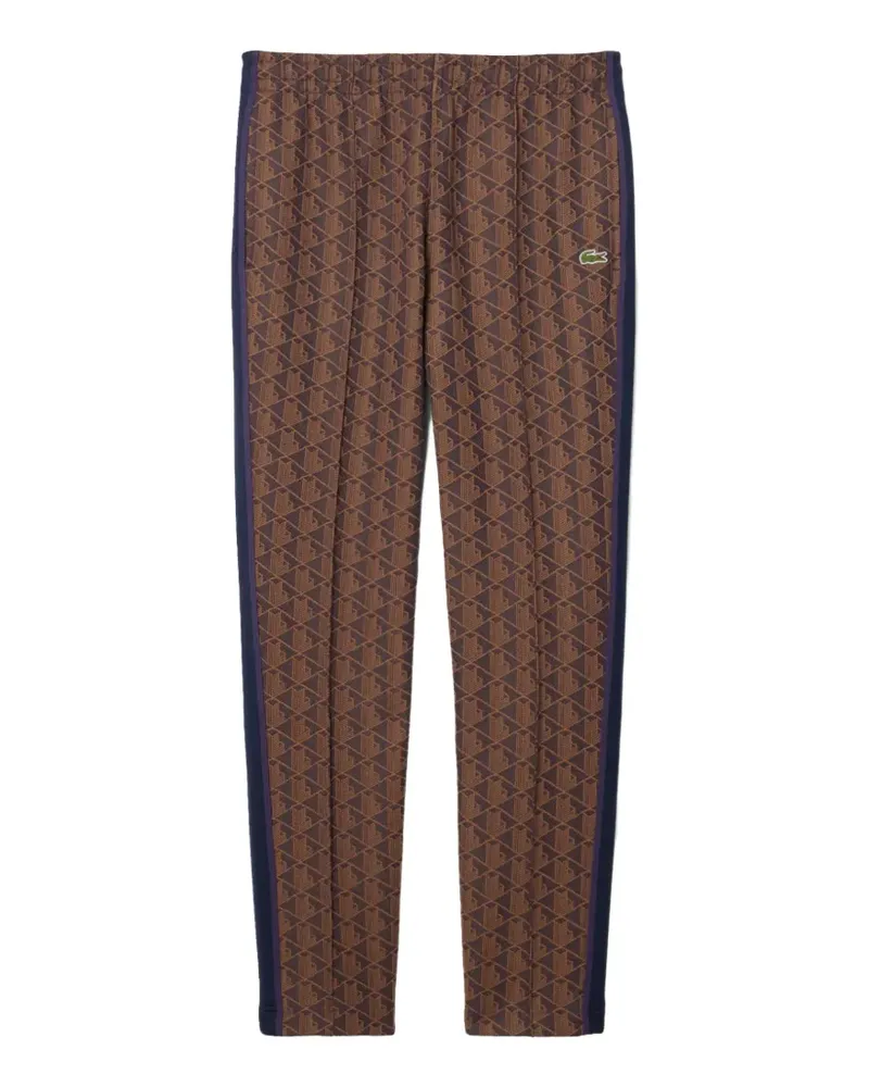 Lacoste Paris Jogginghose mit Monogramm - Braun Braun