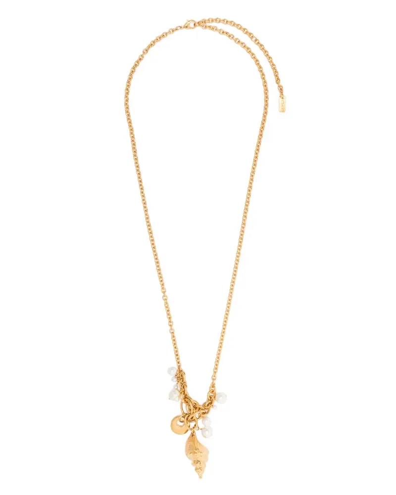Chloé Halskette mit Muschelanhänger - Gold Gold