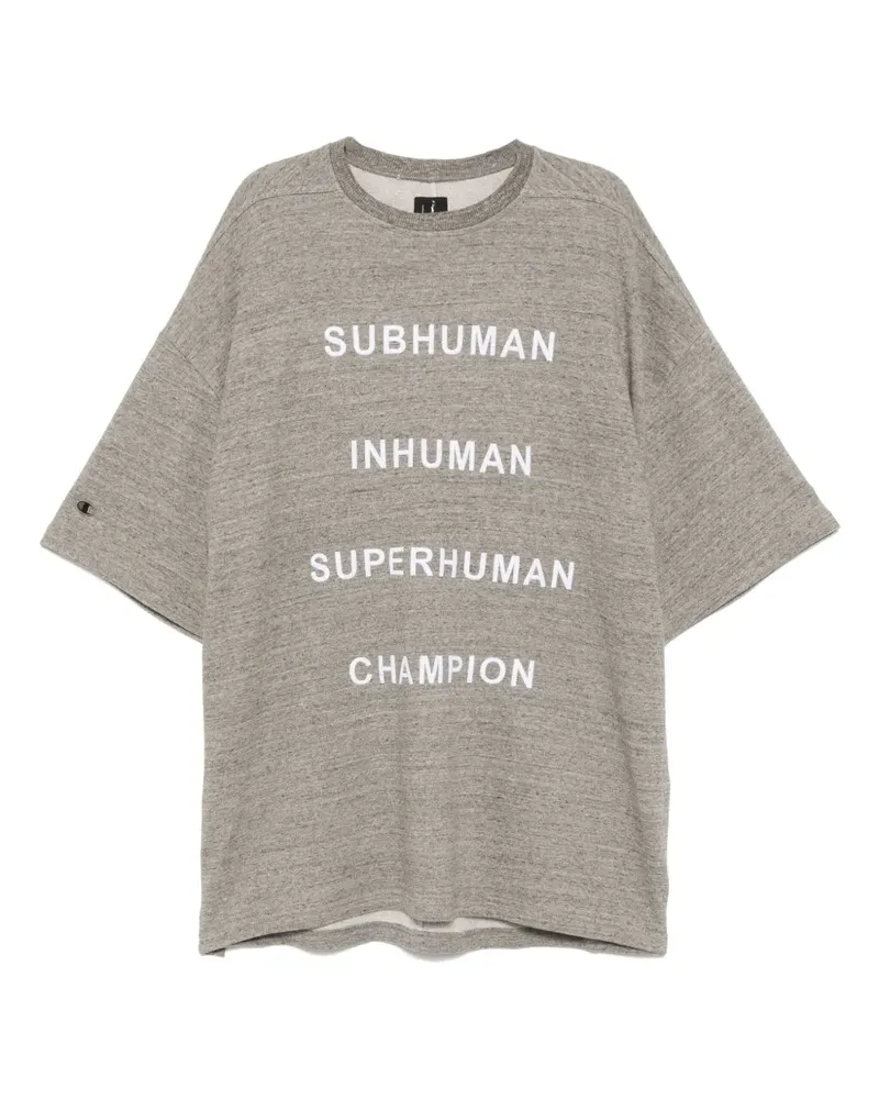 Rick Owens Tommy T-Shirt - Grau Grau