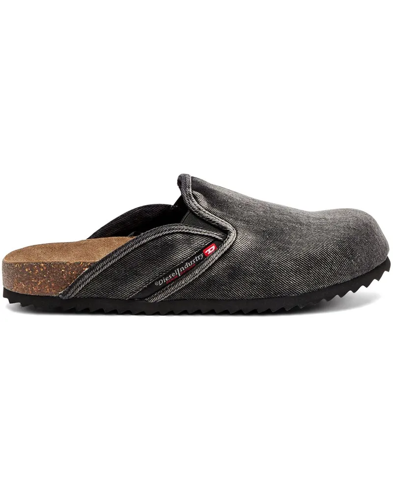 Diesel D-Woodstock Slipper - Grau Grau