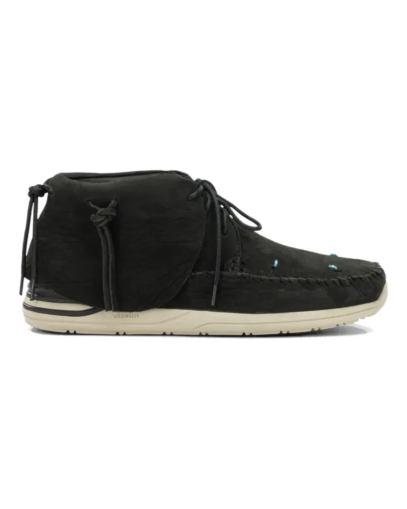 Visvim FBT Lhamo-Folk beaded desert boots - Schwarz Schwarz