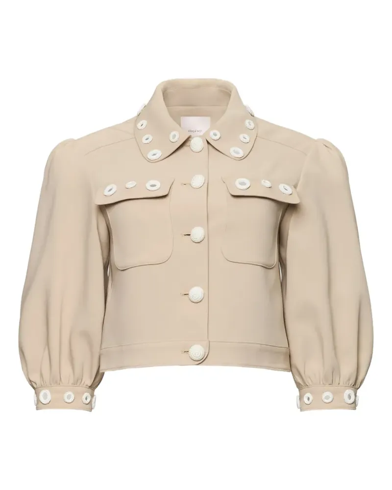 Cinq à Sept Gilliana crochet jacket - Nude Nude