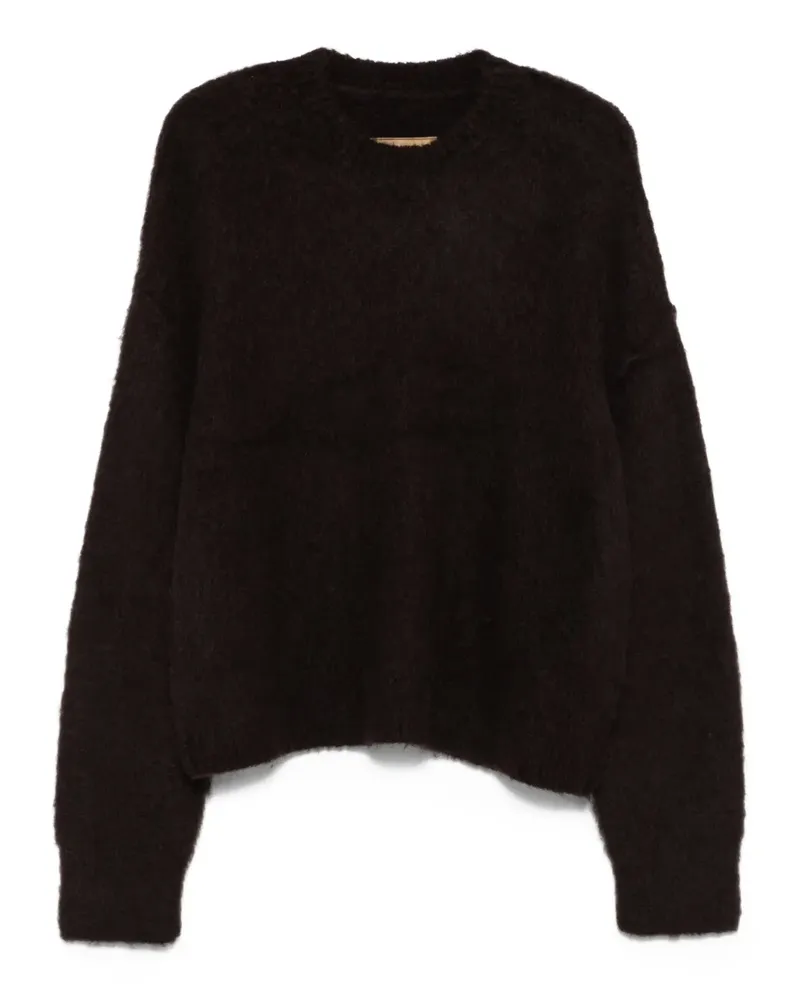 Uma Wang Pullover mit Rundhalsausschnitt - Braun Braun