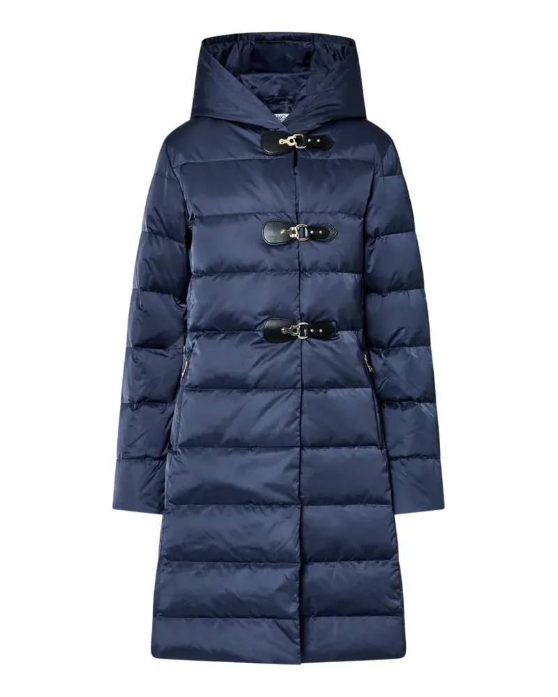 Liu Jo puffer jacket long with hood - Blau Blau