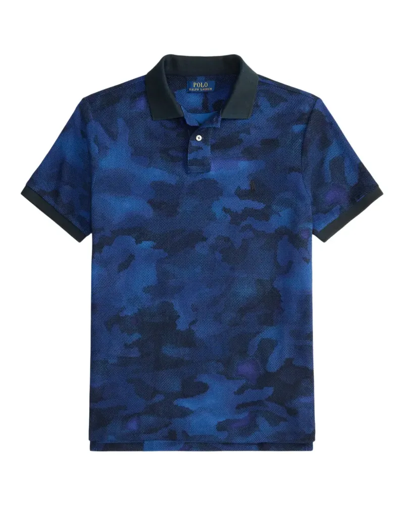 Ralph Lauren camouflage pique polo shirt - Blau Blau