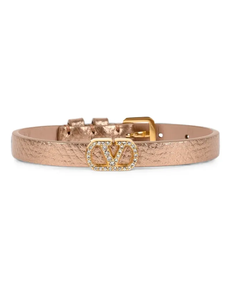 Valentino Garavani VLogo Armband mit Kristallen - Rosa Rosa