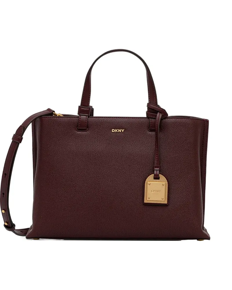 DKNY top-handle logo-detail tote bag - Braun Braun