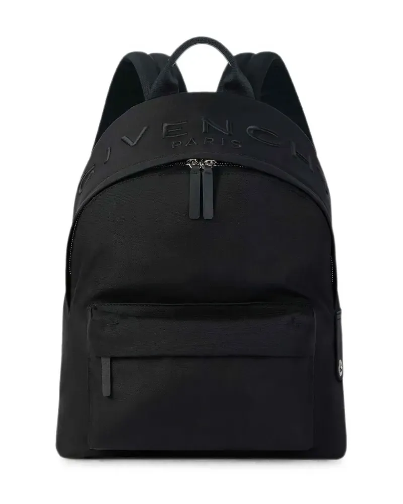 Givenchy logo-embossed backpack - Schwarz Schwarz