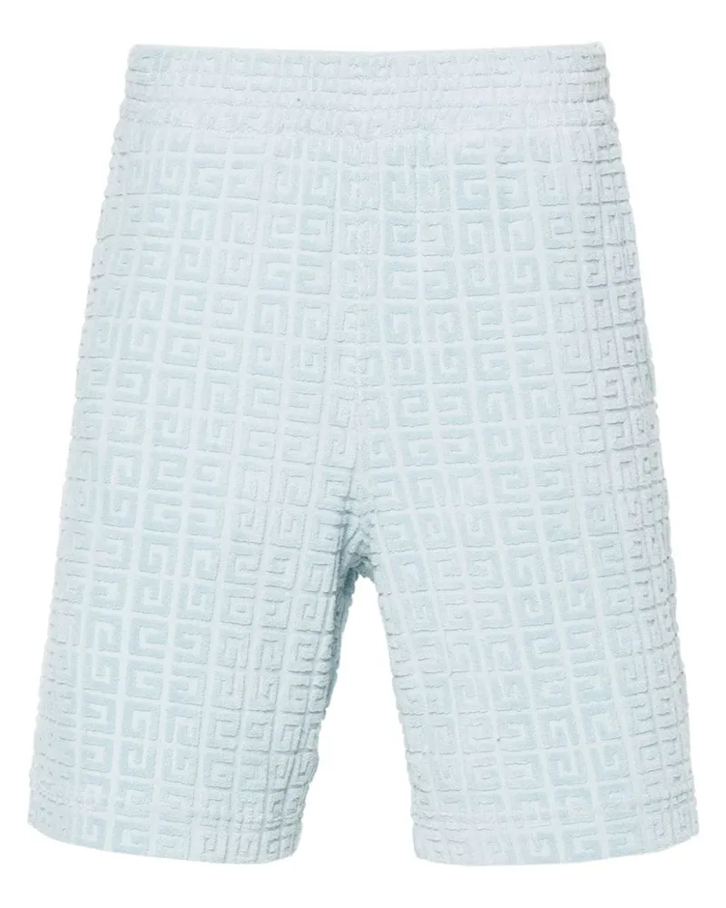 Givenchy jacquard-pattern bermuda shorts - Blau Blau