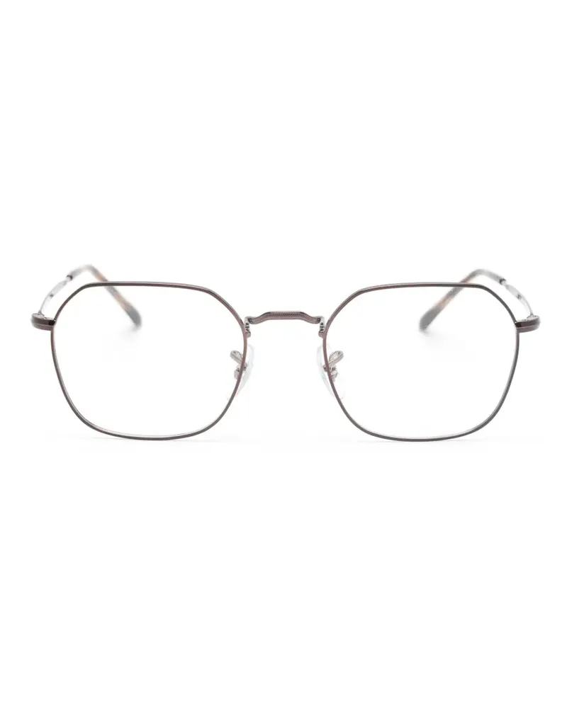 Ray Ban Jim Sonnenbrille mit geometrischem Gestell - Braun Braun