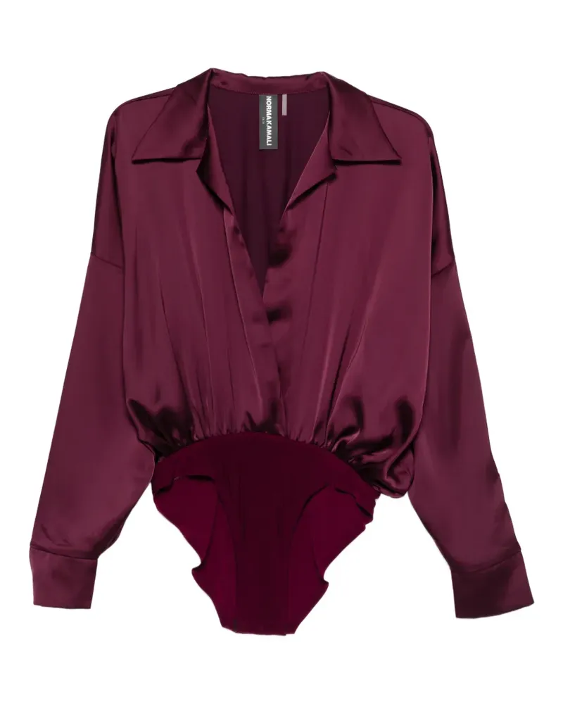 Norma Kamali Gewickeltes Hemd - Rot Rot