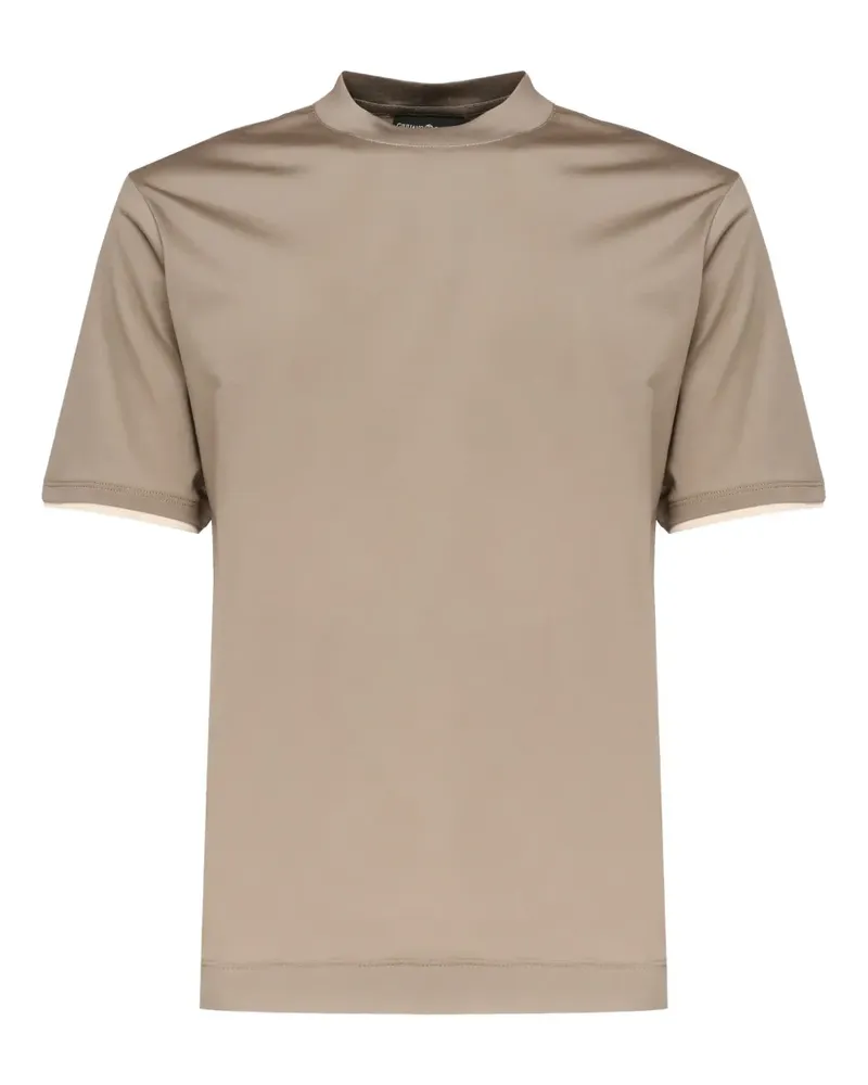 Giuliano Galiano T-Shirt mit Rundhalsausschnitt - Nude Nude