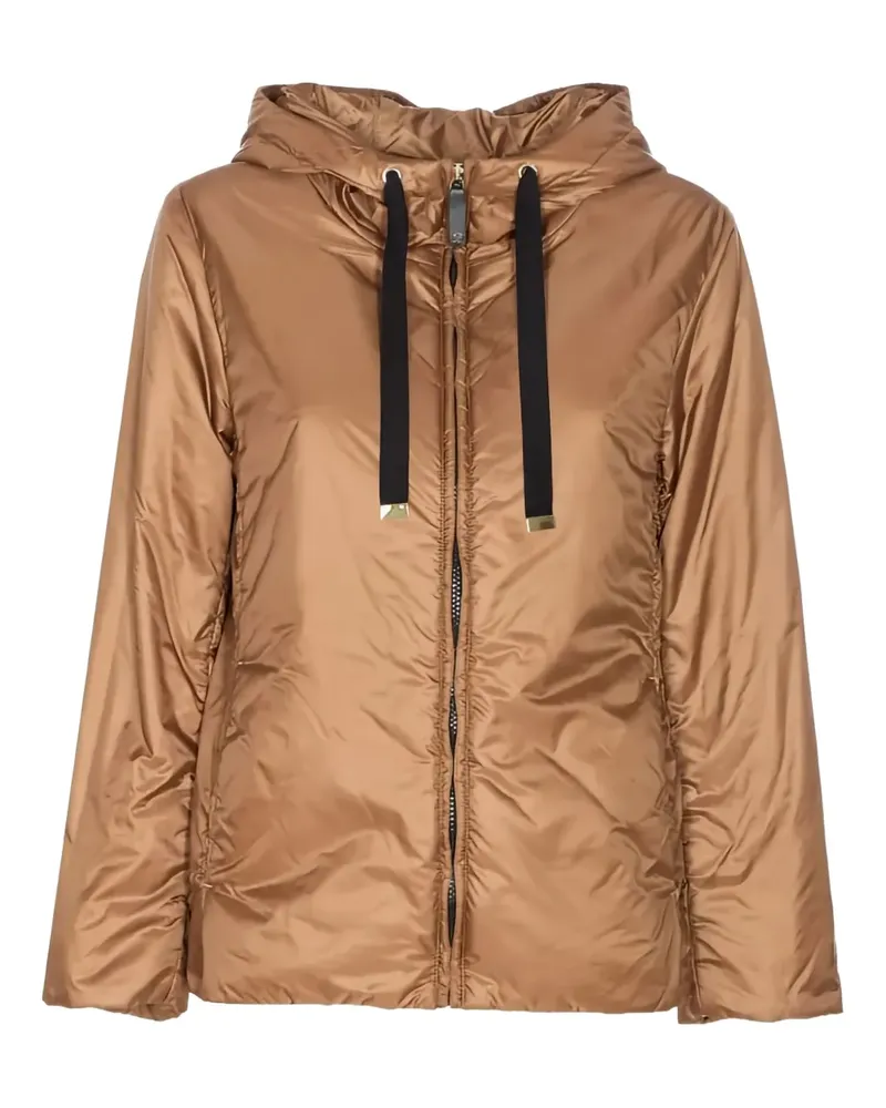 Max Mara Green Kapuzenjacke - Braun Braun