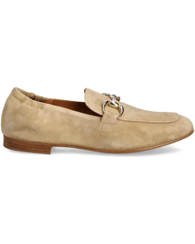Billi Bi Loafer mit Kettendetail - Nude Nude