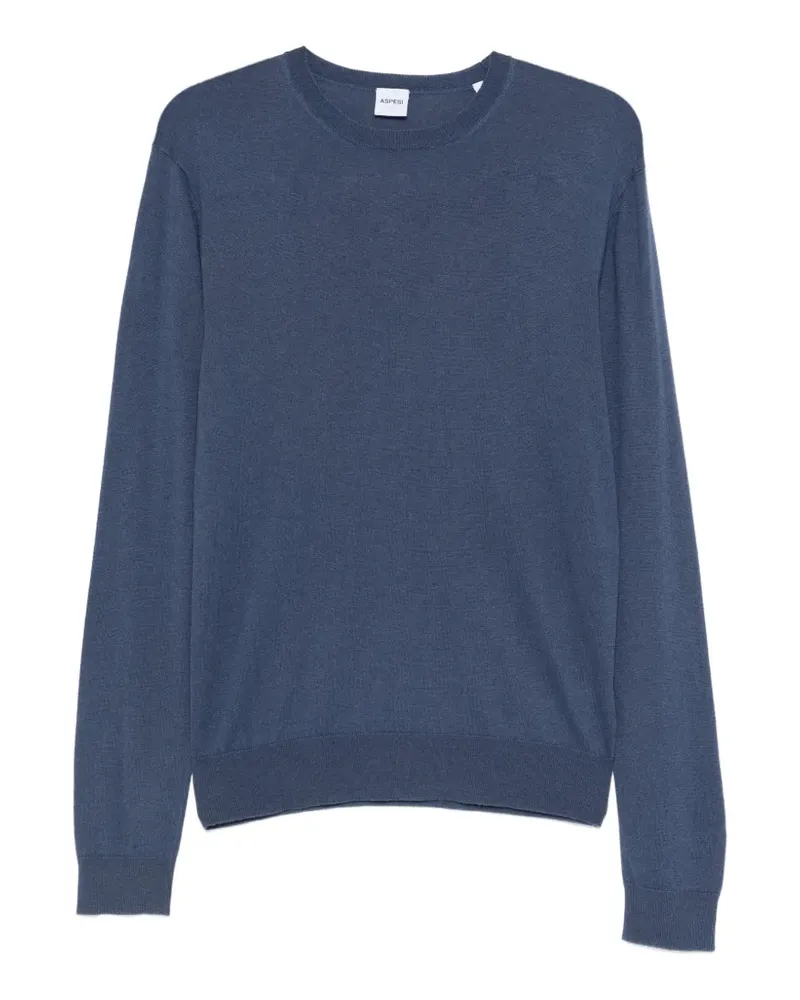 ASPESI Langärmeliger Pullover - Blau Blau
